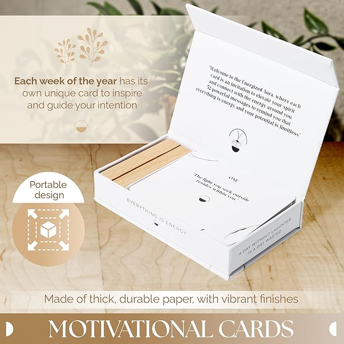 52 Positive Affirmation - Mindfulness Cards - Daily affirmations for Men and Women - Positive Affirmations - Daily Affirmation - Spiritual Cards