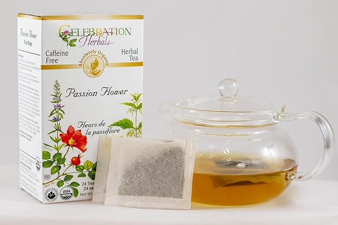 Celebration Herbals Passion Flower Tea Maracuja 24 Tea Bags