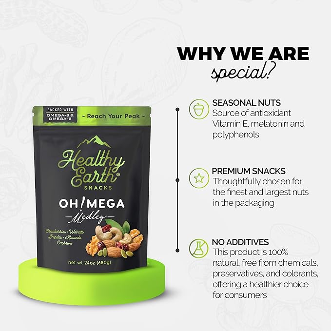 Mixed Nuts Unsalted | Trail Mix | Trail Mix without Peanuts | Sugar Free | Gourmet Protein, Gluten Free, No Preservatives, High Fiber (Omega-3 and Omega-6)