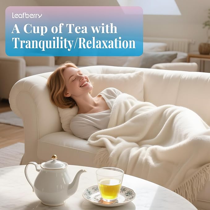 Leafberry Herbal Tea Bags Sampler Healthy 10 Bags Tea Gift sets Traditional Chinese Herbal Tea (Sleep Bedtime Tea)