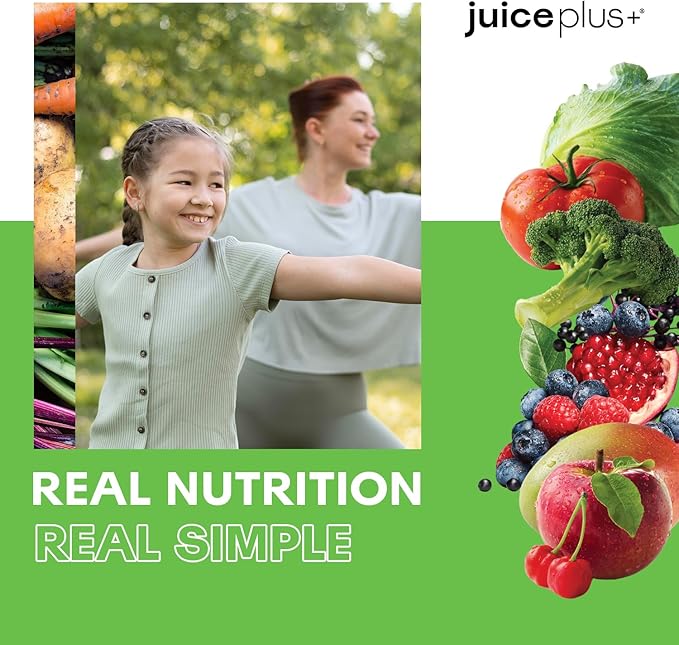 JuicePlus+ Fruit, Vegetable & Berry Blend Soft Chews (Chewables) - 30 Plant-Based Ingredients! Vegan Gummies for Kids & Adults - Gluten-Free, Non-GMO, No HFCS - Prepacked 3 pouches (30 Chews Each)