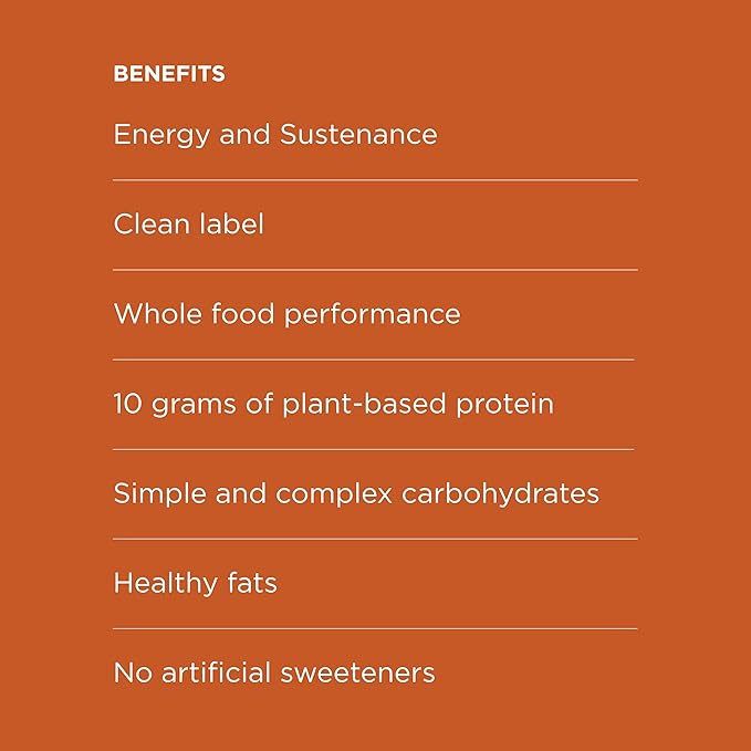 POSSIBLE Snack Bar - Organic Energy Bars with 10g of Plant-Based Protein - Vegan, Gluten-Free, Non-Dairy, USDA Organic - Healthy Fats - Clean Label - 1 Box, 12 Servings - Cashew Date Turmeric