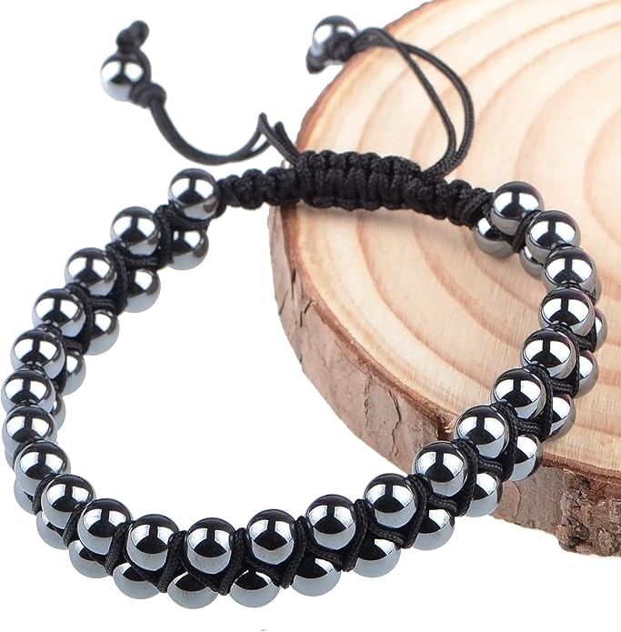 MASSIVE BEADS Double Layer Natural Chakra Healing Power Crystals Macrame Bracelet Yoga Stone Beads Gemstone Meditation Relax Anxiety Bangle for Unisex Women Men