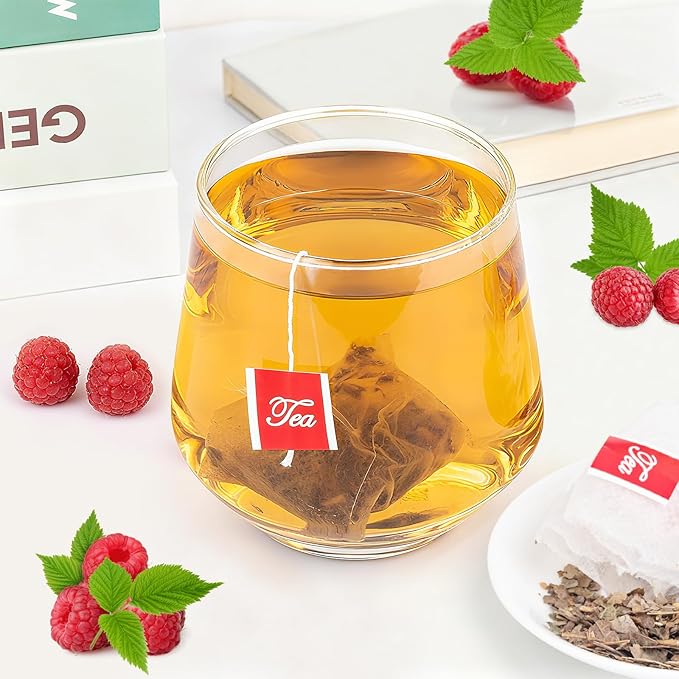 Raspberry Leaf Tea, 100% Natural & Pure Red Raspberry Leaf Herbal Tea Bags, Caffeine Free, Sugar Free, Non-GMO (50 Bags/1Pack)