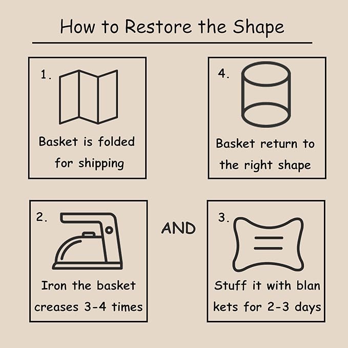 60L Pure White Woven Hamper Laundry Basket Cotton Rope Blanket Basket for Living Room 20 inches Tall Clothes Hamper for Baby Nursery Kids in Bedroom