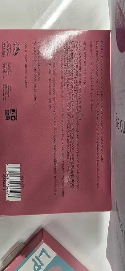 EXPRESSIONS 7pc Lip Oil Collection - High Shine Lip Glow w/Essential Oils, Hydrating Roll On Lip Oils Infused w/Essential Oils - Rollerball Lip Oils, Vitamin Enriched Lip Glow Oil Set