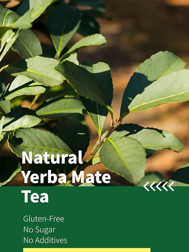 HYNTMYT Unsmoked Yerba Mate Tea Bags, 3g x 100 Count, Natural & Pure Yerba Mate Herbal Tea