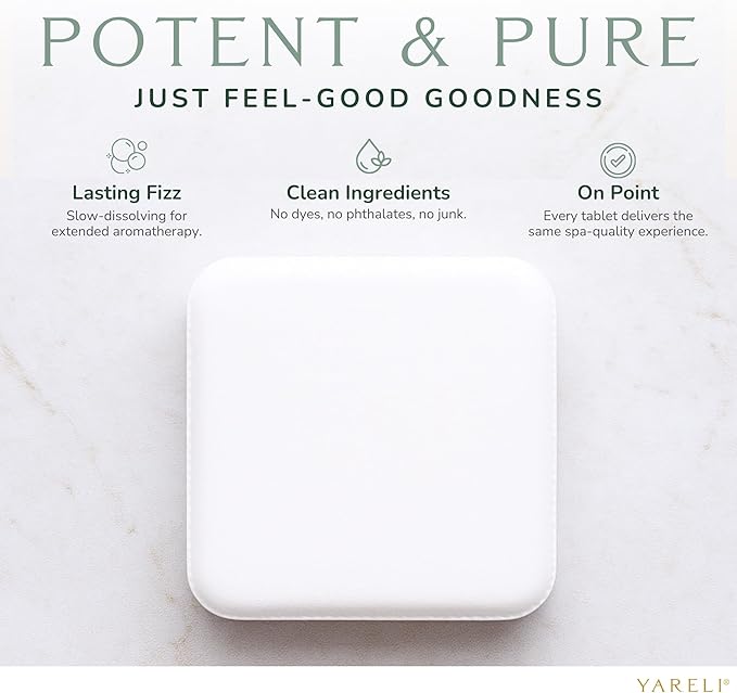 Yareli Shower Steamers for Sinus Relief, 12 Pack, for Women and Men - Aromatherapy and Self Care - Eucalyptus Mint