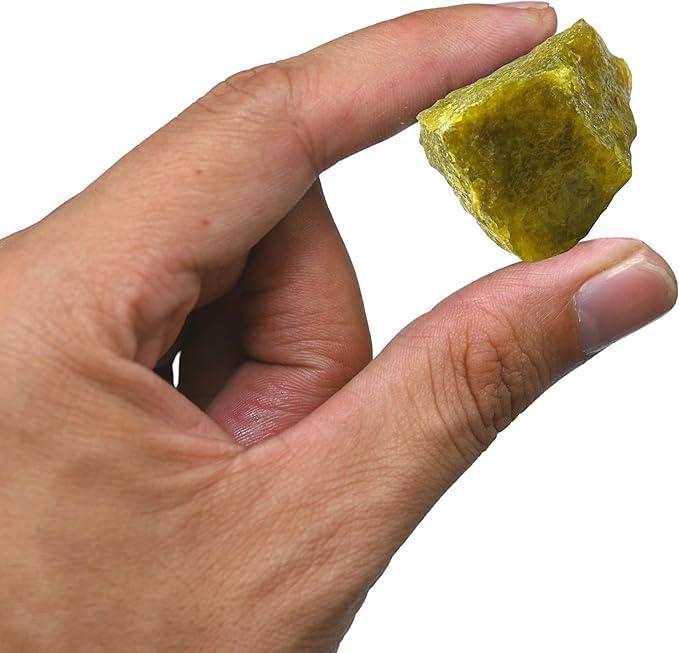 Amazing Gemstone Green Opal Raw Crystals and Healing Stones, Natural Rocks for Tumbling - DIY Raw Stones and Crystals, 2 Pieces