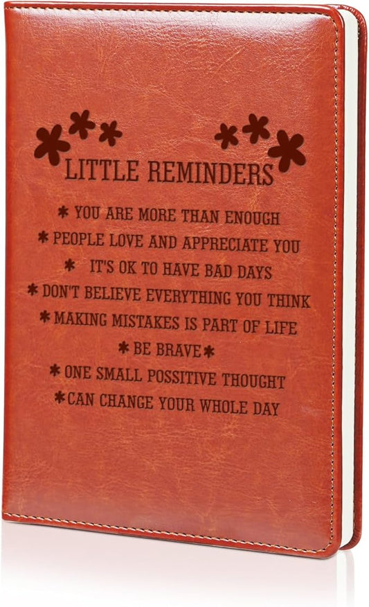 LBWCER Inspirational Motivational Gifts,Little Reminders Journal Notebook,Little Reminders Hardcover Notebook,Motivational Journal (Little Reminders)