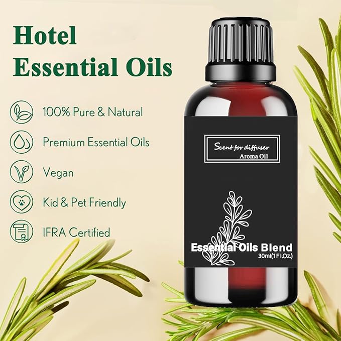 Christmas Bliss Essential Oil Inspired by Luxury Hotel for Diffusers, Pure Hotel Diffuser Oil, Iris Root, Honeysuckle and Sandalwood, Home Luxury & Hotel Scent - 30ML