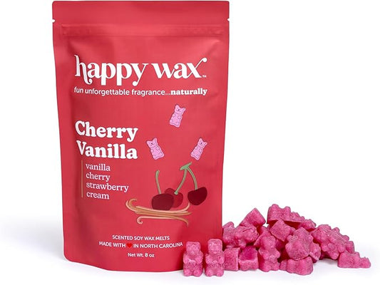 Happy Wax Spring Scented Soy Wax Melts (8oz Pouch) (Cherry Vanilla)