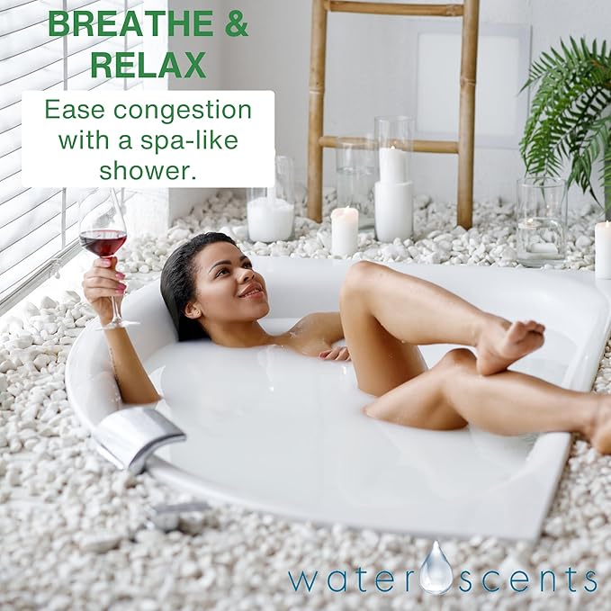 Eucalyptus Shower Steamer Mist – Aromatherapy Flower Fizzy with Spearmint Essential Oils – Vegan, Natural, & Handmade in USA | 3pks