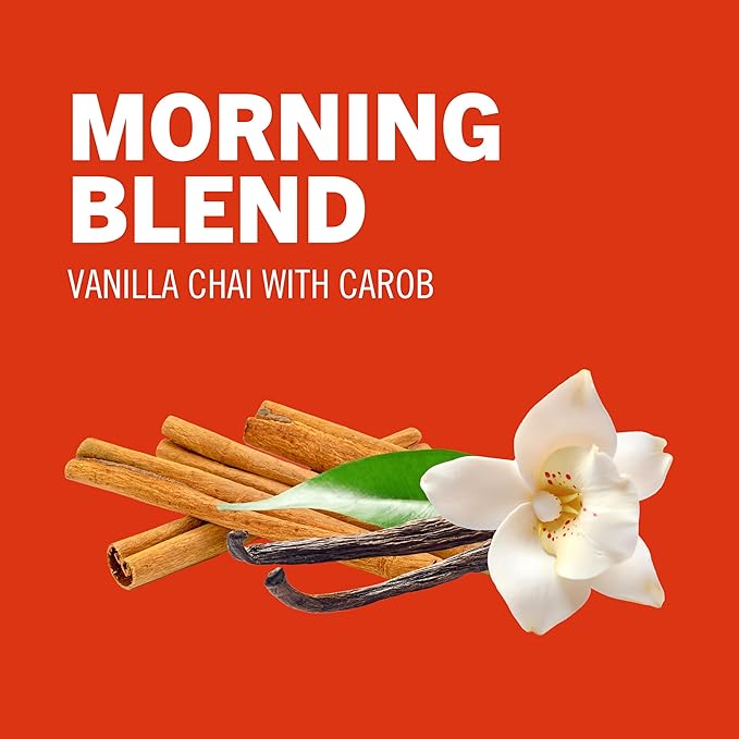 Om Mushroom Superfood Morning Energy Blend Mushroom Powder Drink, Single Serve, 10 Count, Coffee Free Energy Drink with Cordyceps, Vitamin D2, Agaricus Bisporus, Lion's Mane, Rhodiola, and Turkey Tail