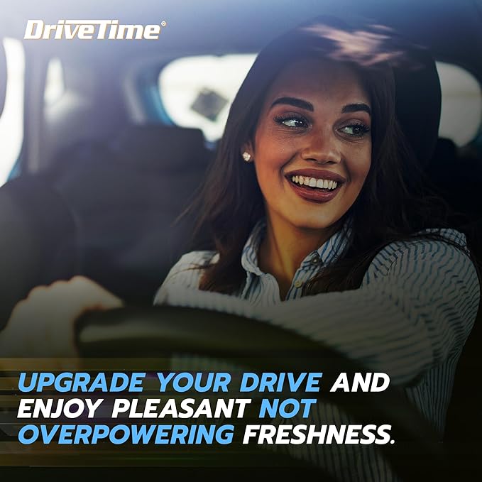 Drive Time Reusable 12V Plug-in Car Air Freshener – Power Fresh, Auto Shut-Off, Plug-In Convenience, No Batteries Needed – Includes 4 Scent Bars for Up to 30 Days of Freshness – Speedway