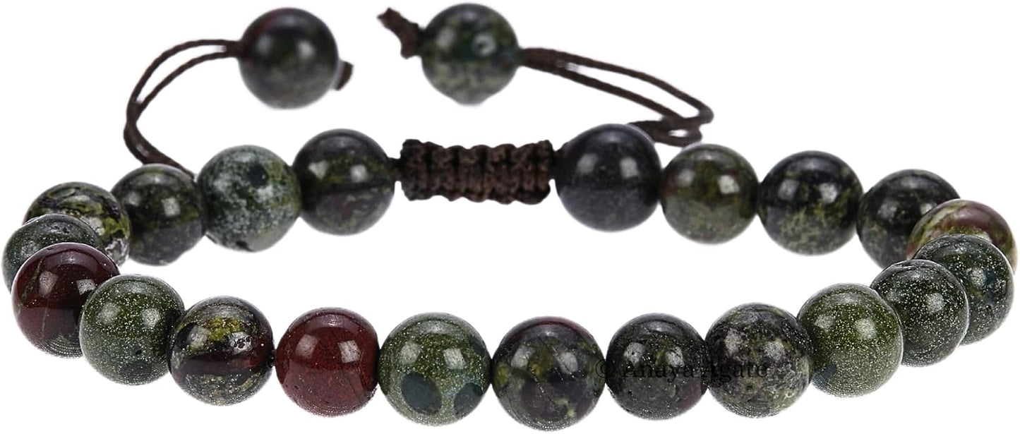 Energy Protection Crystal Handmade Adjustable Bead Bracelet Perfect for Men, Women’s Gift - Gemstone Healing Stretch Bracelet Pulsera Para Hombre Mujer Stocking Stuffer