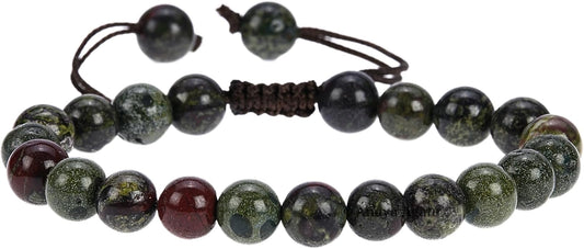 Energy Protection Crystal Handmade Adjustable Bead Bracelet Perfect for Men, Women’s Gift - Gemstone Healing Stretch Bracelet Pulsera Para Hombre Mujer Stocking Stuffer