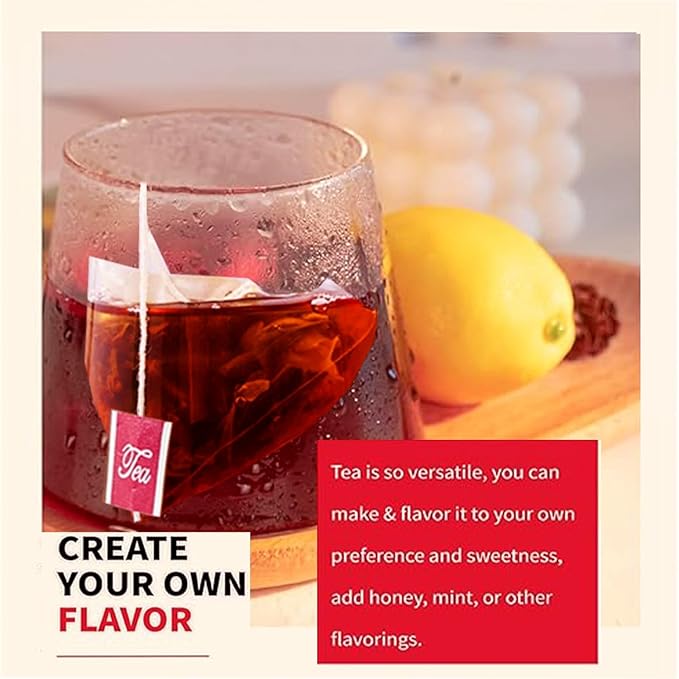 EILIN YHT Hibiscus Flower Tea Bags Jamaica Herbal Roselle Tea 50 Counts x 3Grams