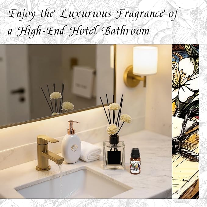 HIQILI Sandalwood Glyph Diffuser Oil, Inspired by Gio. Santal, Fall Scents, Long Lasting Scents for Home Diffuser, Relaxing - 0.34 Fl Oz