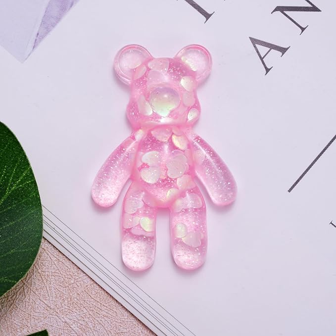 Pocket Bear Hug - Anxiety & Stress Relief Gift, Autism Fidget Toy, Comforting Back to School Gift for Son or Daughter - Pink