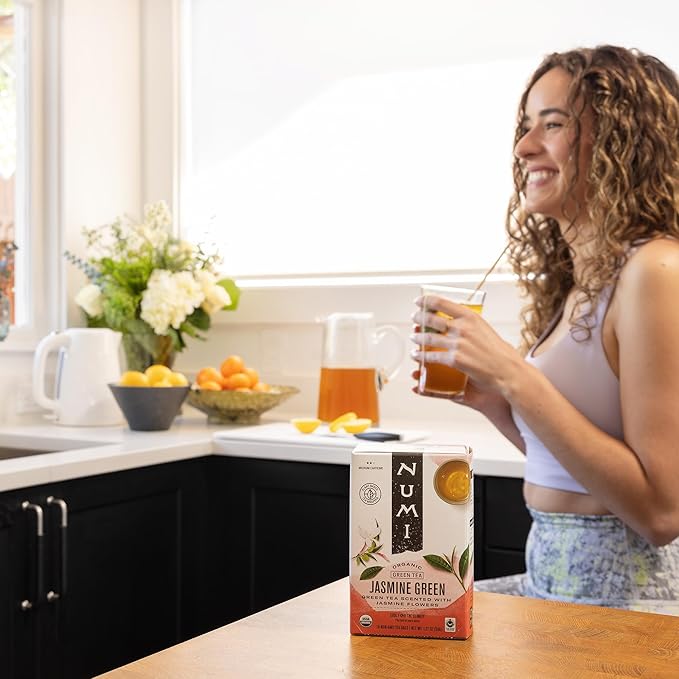 Numi Organic Green Tea Variety Pack, 18 Count Box (Pack of 3), 52 Tea Bags Total