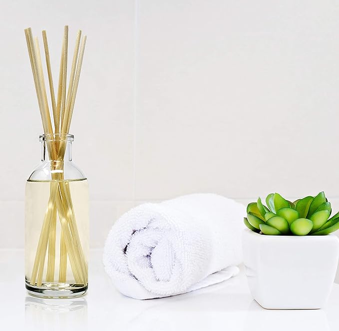 Urban Naturals Honeysuckle & Jasmine Reed Diffuser Oil Refill | Beautiful Floral Fragrance | Hyacinth, Neroli, Iris, Rose & Lily of The Valley | Includes Free Set of Reed Sticks! Made in The USA