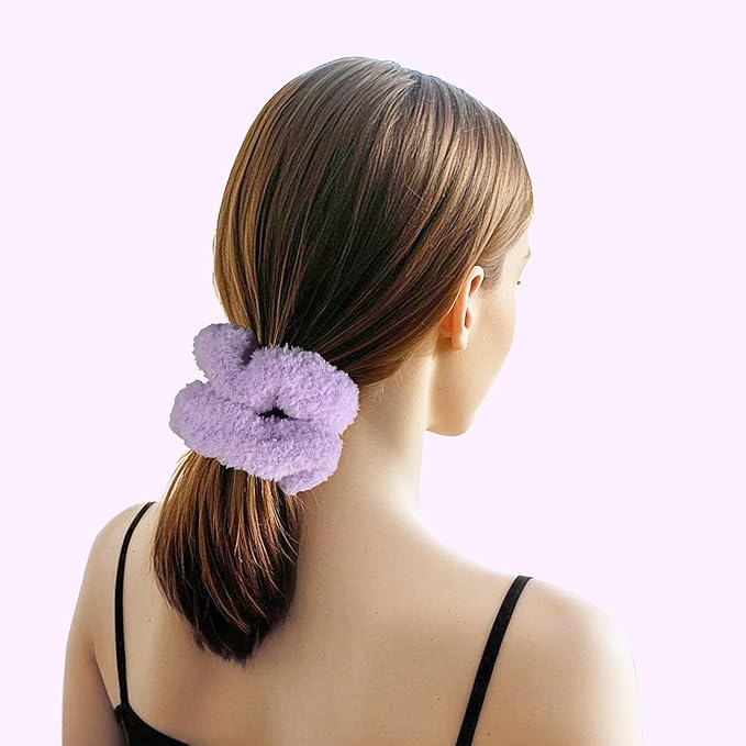 JOOJA Cozy Birthday Get Well Soon Gift Basket Care Package for Women with Blanket, Fuzzy Socks, Eye Mask, Headband Cozy Essentials - Lavender