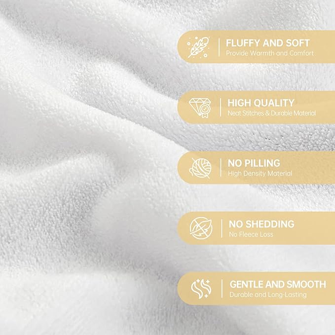 Positive Affirmation Stress Relief Gifts, Soft Blanket with Daily Affirmations Messages, Self Care Motivational Inspirational Encouragement Gifts for Women (50"x 60")