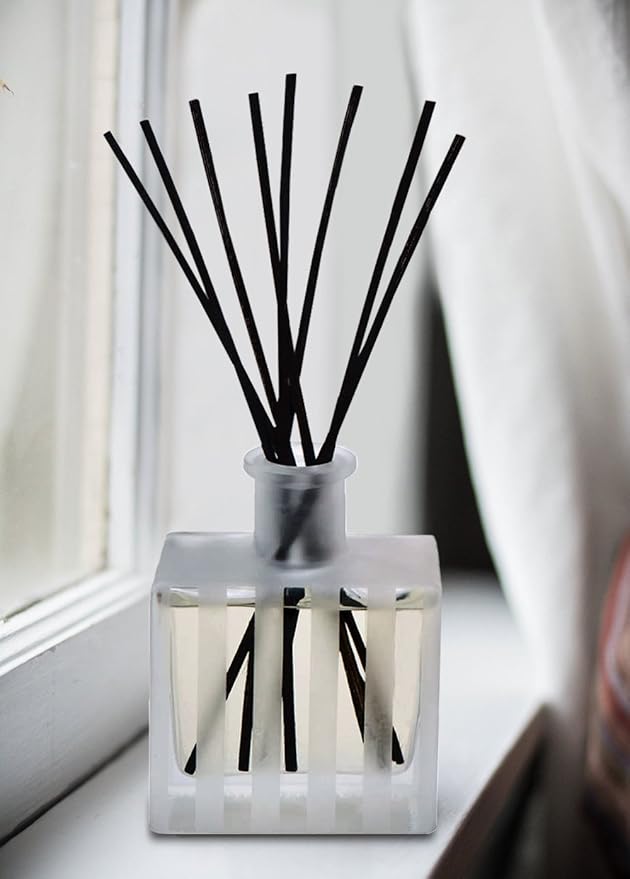 LOVSPA Reed Diffuser Set, English Pear & Bergamot Scented Oil Diffuser with Sticks, Home Fragrance Accessories for Bathroom Shelf Decor, Aroma Diffusers for Home or Office Desk, USA Made