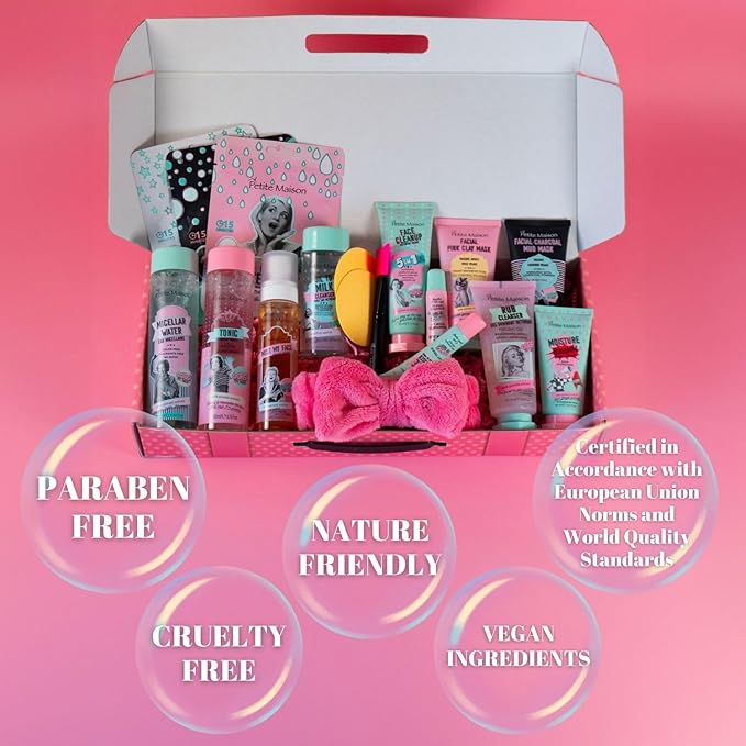 Gift Box for Women - Care Package With Spa Skin Care Sets for Mom, Her, Sister, Aunt, Friends - Unique Birthday, Christmas, Wedding Basket