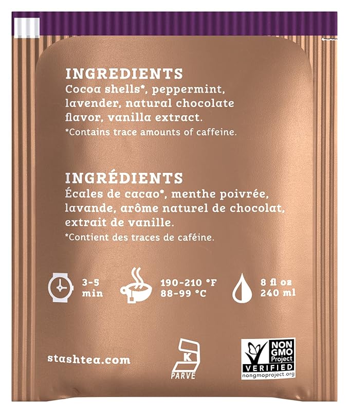 Stash Tea Christmas in Paris Herbal Tea - Non-GMO Project Verified Premium Tea with No Artificial Ingredients, 18 Count (Pack of 6) - 108 Bags Total