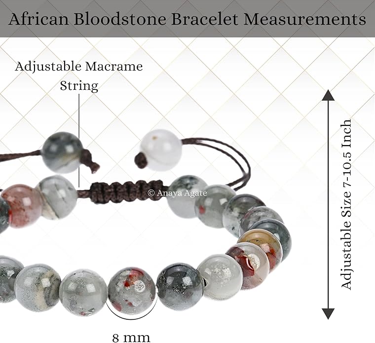 Energy Protection Crystal Handmade Adjustable Bead Bracelet Perfect for Men, Women’s Gift - Gemstone Healing Stretch Bracelet Pulsera Para Hombre Mujer Stocking Stuffer