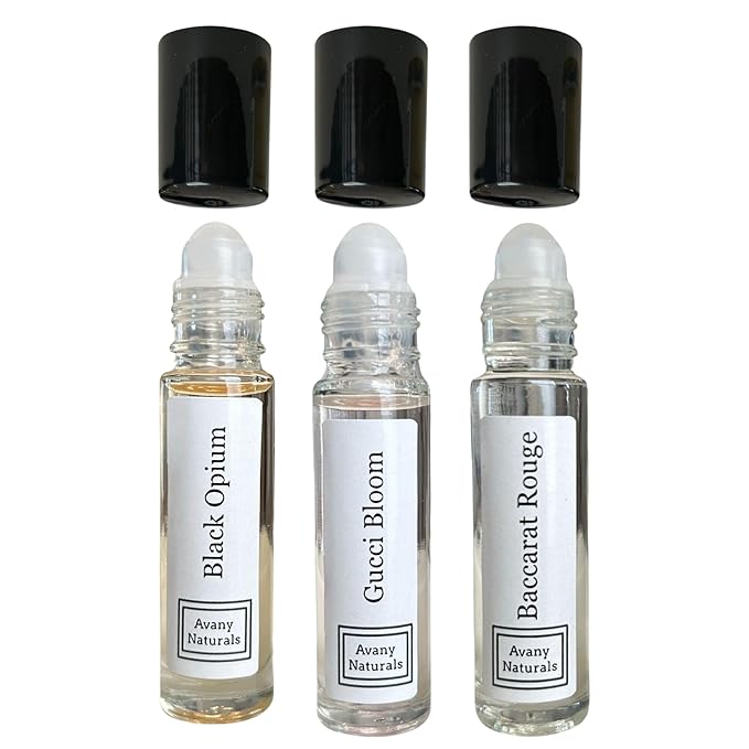 3 Pc Womens Gift Set, Fragrance Oil For Women, Roll On Body Oil, Perfume Samples, Fragrance Oil, Gift For Her, Perfume Oil Sampler, Gift Box (Dynamic)