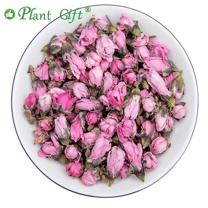 Plant Gift Dried Peach blossom Flower Tea, Dried Peaches Flower, Peach Flowers Herbal Tea Health 40G