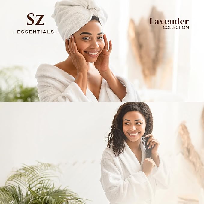 Lavender Essential Oils Collection - Grasse Lavender + High Altitude + Kashmir - Set of 3 Bottles (0.22 Fl Oz - 6.5ml Each)- 100% Pure, Natural & Undiluted - Therapeutic Grade & Vegan