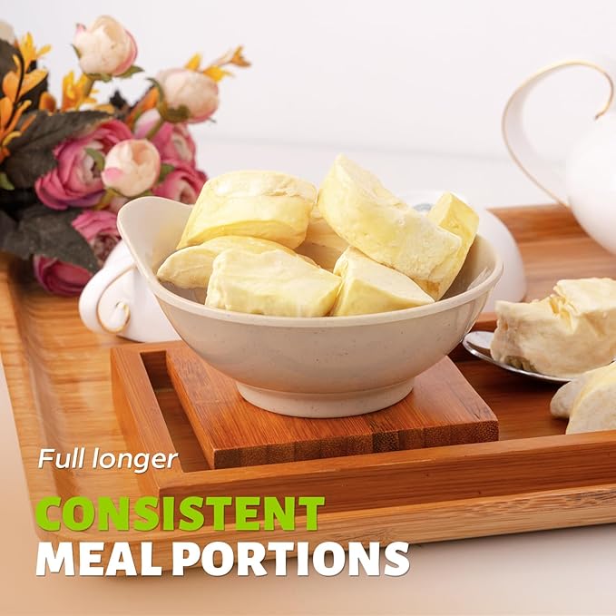 DARLAC FARMS Freeze Dried Durian Bites 60g 2.12 Oz (0.7 Oz x 3 Counts), Premium Organic Crispy Crunchy Natural Healthy Fruit Snacks for Kids & All Ages, No Sugar Added