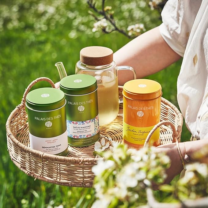 Palais des Thés - Genmaicha Yama - Japanese Green Tea & Roasted Rice - Premium Loose Leaf, 4.6oz Tin