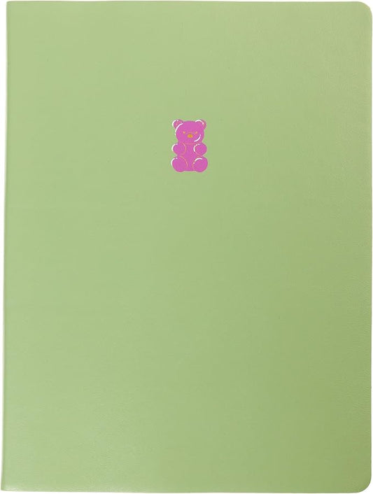 Graphique Gummy Bear Vegan Leather Journal, Diary Notebook for Writing, 192 Lined Pages, La Petite Press Collection, 6” x 8”