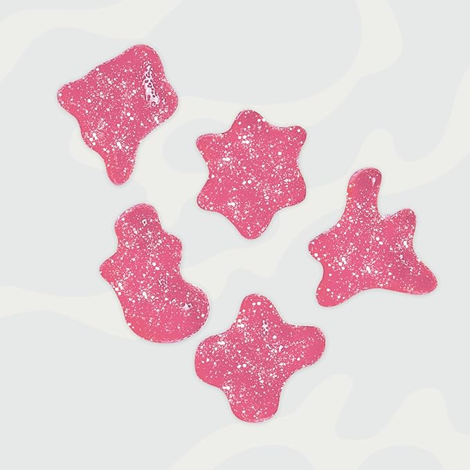 Blobs SOUR Gummy Candy Low Sugar, Low Calorie, Gluten Free for Kids & Adults - No Sugar Alcohols, Vegan, No Dyes - 1.8 oz per Bag (Pack of 6) - Watermelon Lychee