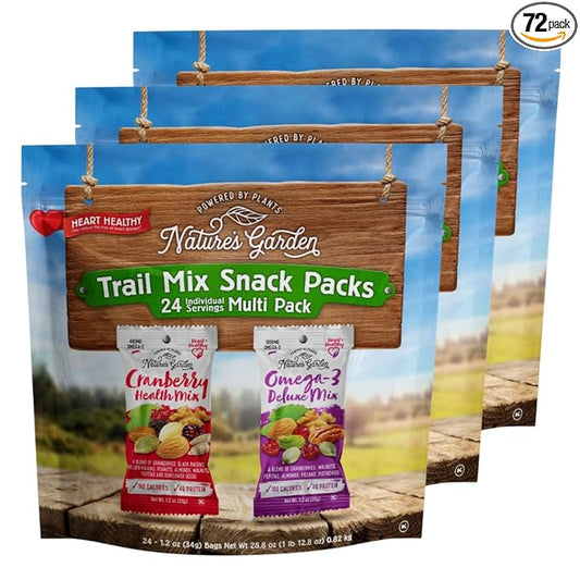 Nature's Garden Trail Mix Snack Pack - 28.8oz. (Pack of 3)