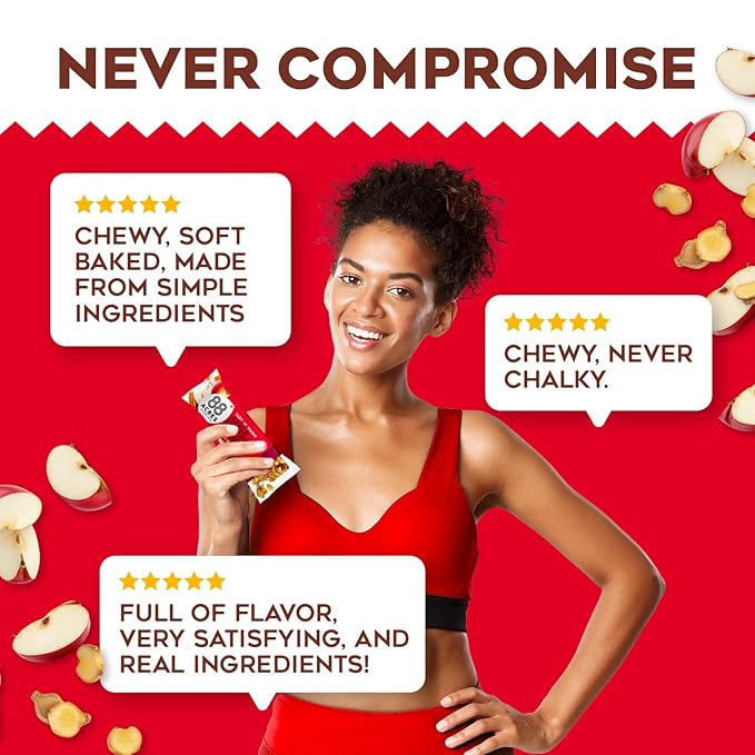 88 Acres Granola Bars | Apple Ginger Crisp | Gluten Free, Nut-Free Oat and Seed Snack Bar | Vegan & Non GMO | 12 Pack