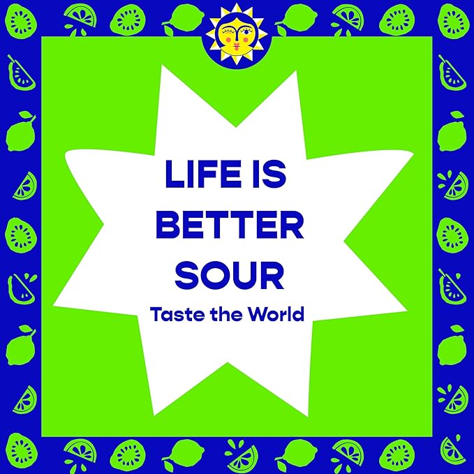 Better Sour Guava Calamansi Lime Gummy Stars Candy, Tropical Sour Gummies with a Tangy Twist, Bold and Juicy Sour Candy Made with Real Fruit Flavors, Vegan and Gluten-Free, 10 Pouch Set