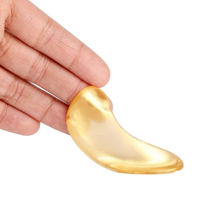 30 Pack Collagen Crystal Lip Masks and Gold Under Eye Masks Natural Moisturizing Gel Anti-Aging Anti Chapped Hydrating Reducing Puffiness Dark Circles and Wrinkles Lip Eye Pads for Women Men