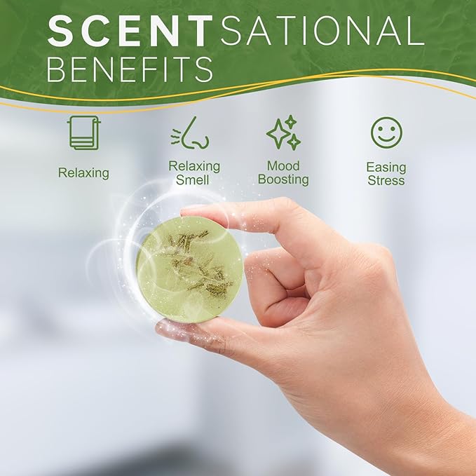 Aromatherapy Shower Steamers Birthday Day Gifts Lemon Mint - Swcandy 8 Pcs Bath Bombs Birthday Gifts for Women, Shower Bombs with Essential Oils, Relaxation Home SPA for Women Who Has Everything