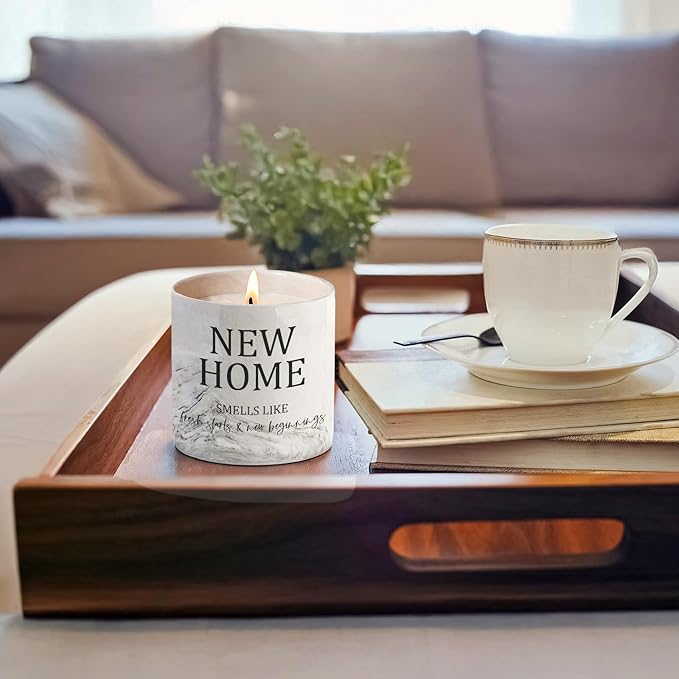 Housewarming Gifts New Home Candle for New Homeowners First Apartment Gifts New House Gift House Warming Candle for Women Men Best Friends Lavender Candles