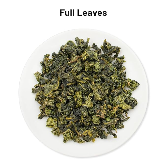 iTeaworld Tieguanyin-Green Oolong tea loose leaf - Natural Orchid Fragrance Authentic Fujian Anxi Tieguanyin 100g - Whole Tea leaves Oolong Tea for Health with 20 Empty Tea Bags, 3.5oz