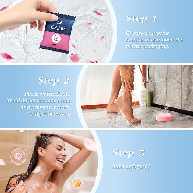 Shower Steamers 12 Count, Scented Shower Bombs with Organic & Natural Fragrance, Self-Care & Relaxation Birthday Presents for Women Who Have Everything