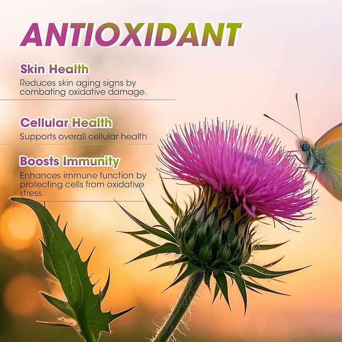 Catfit Milk Thistle Liver Detox Drops – Liver Cleanse Detox & Repair with Moringa, Dandelion, Burdock & Green Tea – Liquid Herbal Supplement for Liver Support & Liver Health, Vegan, 2 Fl Oz