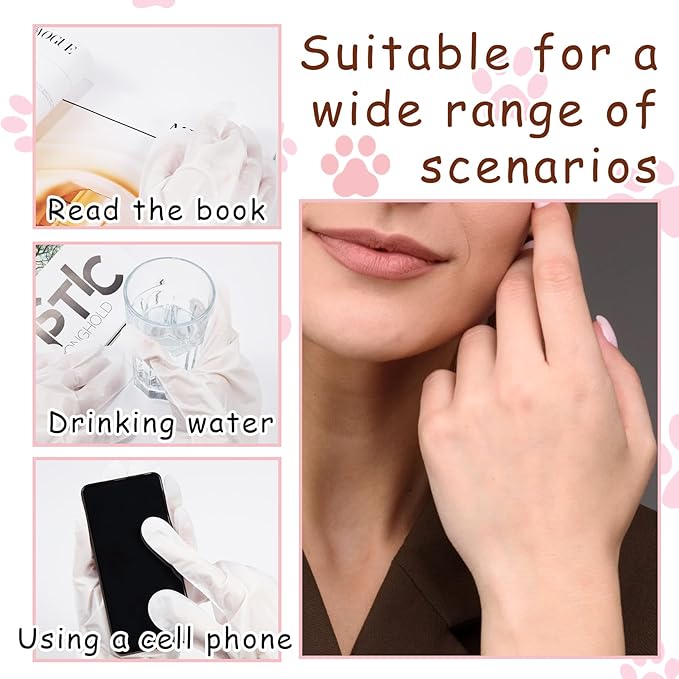 Hand Masks, 6 Pairs Hydrating Exfoliating Hand Peeling Mask, Smooth Hand Masks Moisturizing Gloves Overnight for Dry, Rough, Cracked Hands, Hand Skin Moisturizer Glove for Women Men（I