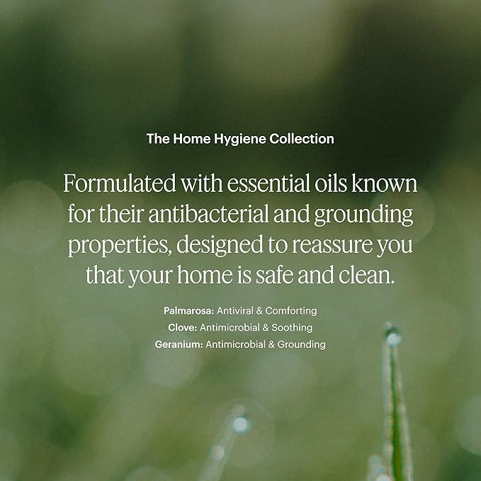 Aera Home Hygiene Geranium - Essential Oil for Home - Soft Pink Petal Fragrance - Notes of Geranium, Palmarosa and Clove Essential Oils - Scent Refill - Capsule Size Works with Mini Diffuser